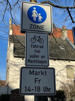 Radverkehr Marktzeit